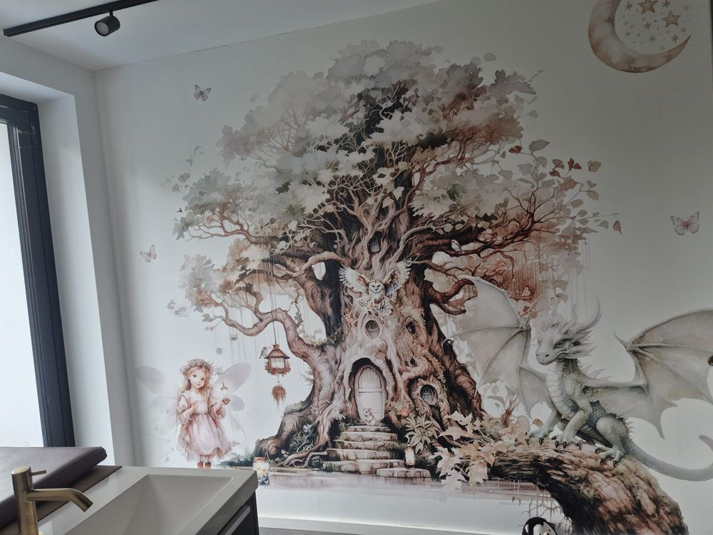 De sprookjesboom in de speelkamer