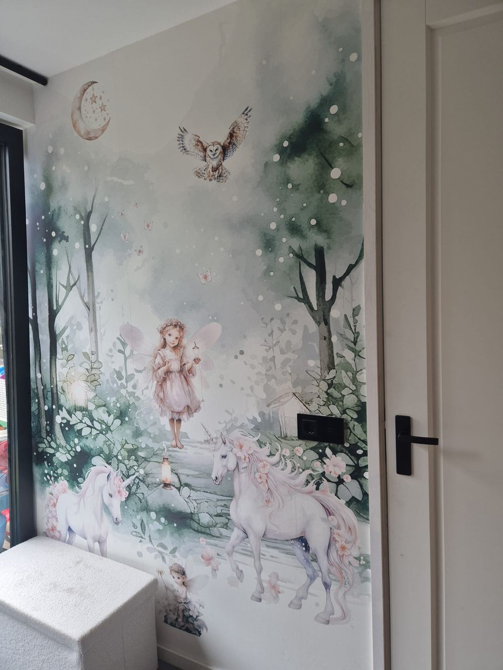 Het sprookjesbos in de speelkamer